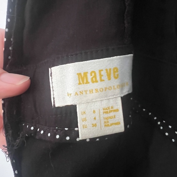 Maeve black jumpsuit size 4 - Picture 5 of 8